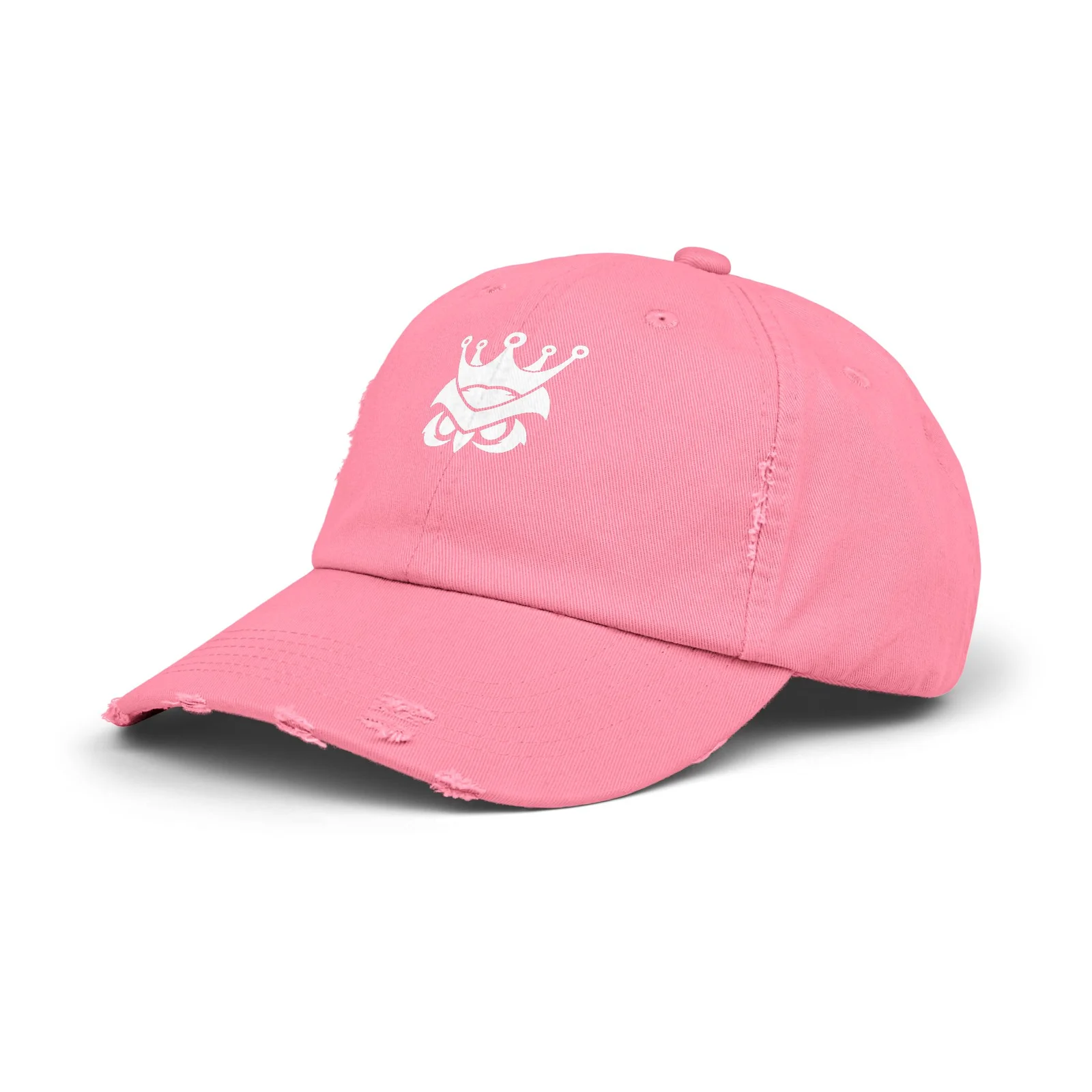 Pink Distressed Cap